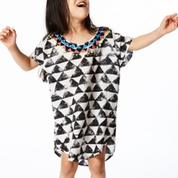 MARA HOFFMAN KIDS GEOMETRIC COVER-UP - Picture 7 of 8